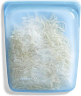 Stasher Bag Premium Silikone Genanvendelig Mad Taske Halv Gallon Blå Holdbar Ovn Opvaskemaskine Fryser Sikker Miljøvenlig Madpakke Mad Prep 1893ml Mad Opbevaringsbokse Naty Shop Blue