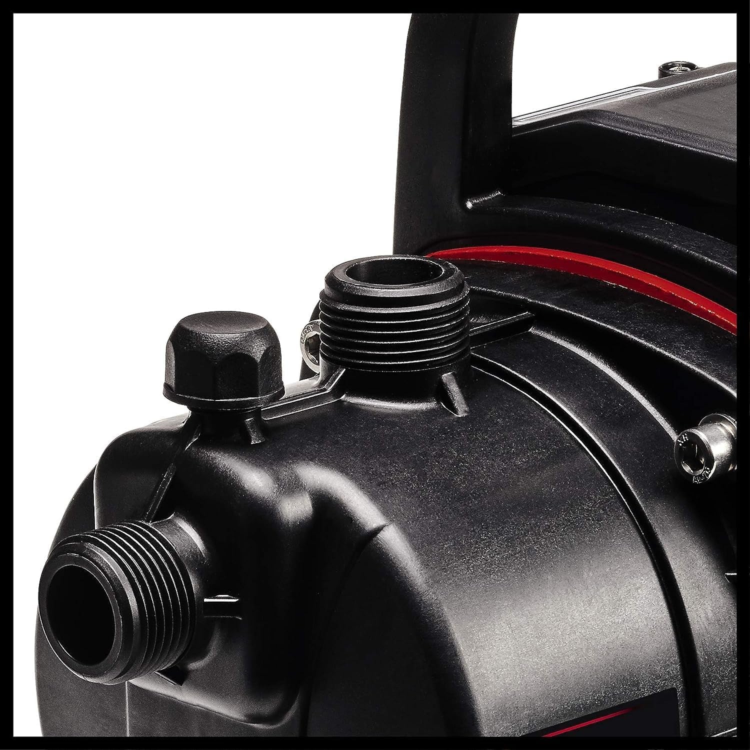 Havepumpesæt Einhell GC-GP 6538 Sæt/I (650 W, maks. 3,6 bar, flow 3800 L/t, vandpåfyldnings-/tømningsskrue, inkl. 4 m sugeslange + 20 m haveslange + sprøjtepistol)