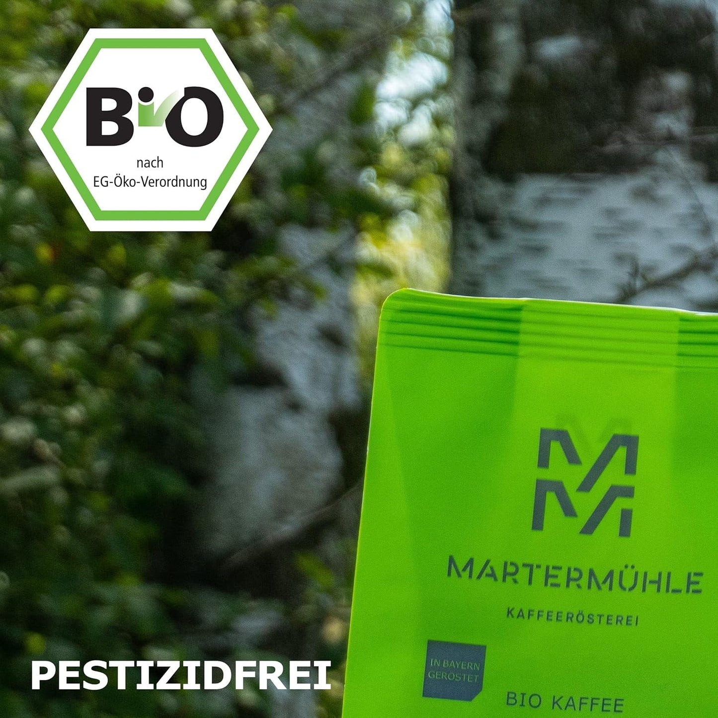Martermühle økologiske kaffebønner prøvesæt 3x250g let/medium styrke I Arabica I Hele økologiske kaffebønner let ristede, lav surhedsgrad (68/74/426)