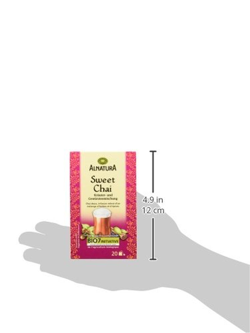 Sød Chai økologisk te, 20 teposer, 40 g (pakke med 3)