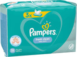 Pampers Fresh Clean babyservietter 81688041, 3x52 stykker, (babyservietter, plastikpose, pige/dreng, turkis, hvid, Tyskland, 896,7 g)