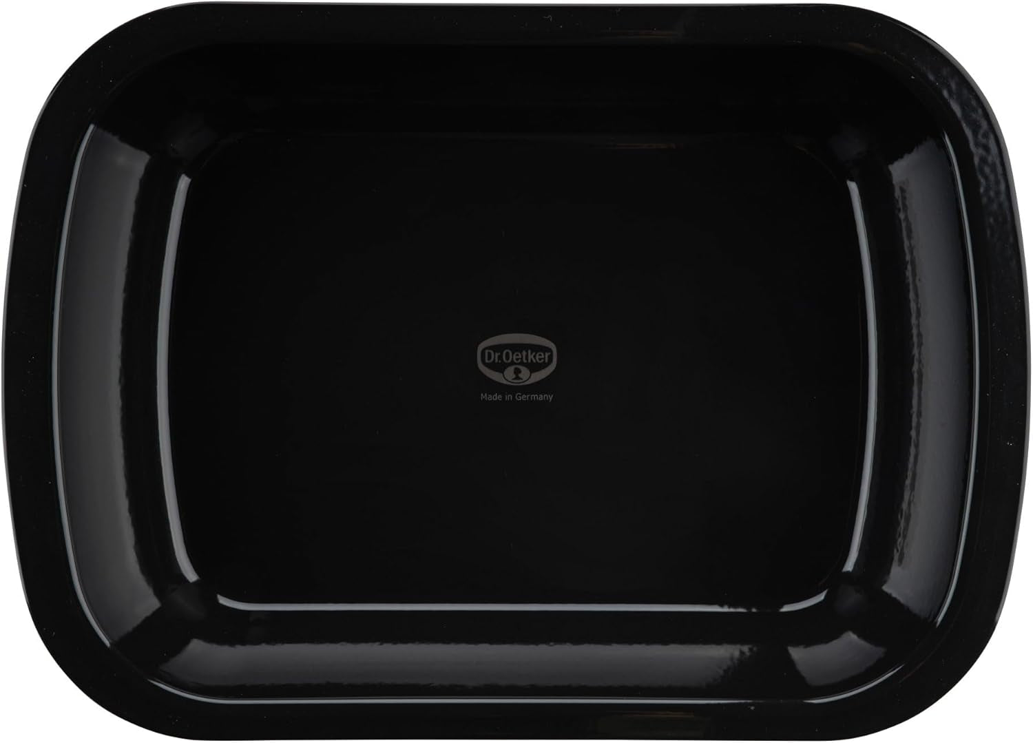 Dr. Oetker Back-Idee Kreativ Dessert- Und Auflaufform Aus Emalje, 39,5 X 28 X 6,5 Cm– Hitzebeständig Bis 400°C, Schnittfest, Kratzfest, Induktionsgeeignet, Schwarz Forme og bageplader Naty Shop