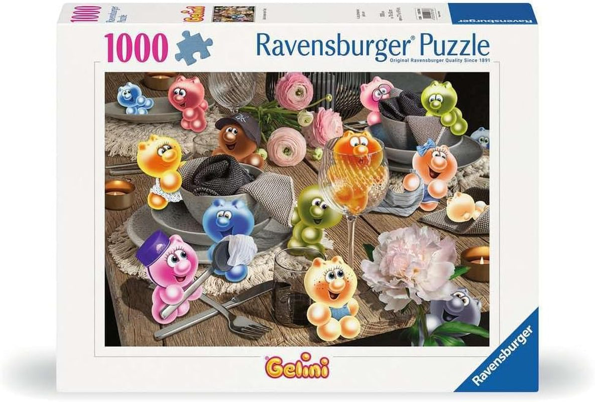 Ravensburger Puslespil 12000788 - Gelini dækker bordet - 1000 brikker for voksne og børn fra 14 år, Puslespil Naty Shop Standard titel
