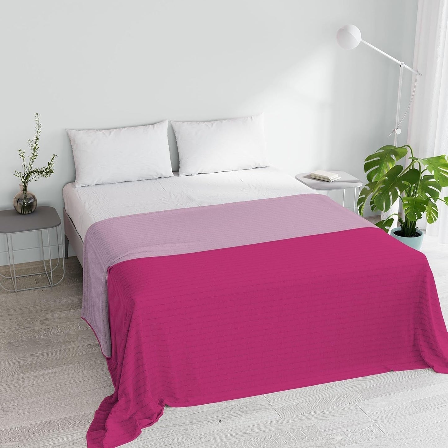 Orange/rust Microfiber Sommerdyne til dobbeltseng 250 X 250 Cm Dyner og dyner Naty Shop Syren/Fuchsia ægteskab 250X250Cm