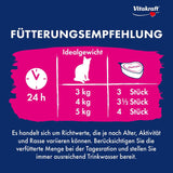 Vitakraft Poésie Création, våd kattefoder, vådfoder i sauce, med oksekød og gulerod, bulkpakning, uden tilsat sukker eller korn (15 x 85g)
