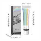 Hårfarve Sølv Sølv Grå Naturlig Hårfarve Creme Midlertidig hårfarve Creme Grå Hårfarve Creme Semi Permanent Sølv Hårfarve Til Alle Hårtyper 2 Stykker Naty Shop Hårfarve