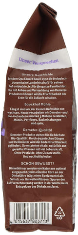 Bauck HOF Dinkelmüsli Schokozart, 425G (1Er Pack) Korn Naty Shop