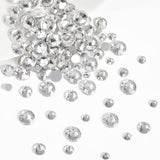 Beadsland 2500 stk Glas Nailart Strasssteine ​​​​Kristall Flatback Edelsteine ​​​​Runde, ​​Für Handwerk Gemischt 8 Größen SS4 ~ SS30 Mit Picking Pinzette Und Stift (Kristall Weiss)