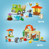 LEGO DUPLO Bybiavl og bistader, pædagogisk legetøj til småbørn med 2 figurer og en mobil lastbil, bygge- og ombygningssæt, legetøj til småbørn fra 2 år 10419 Byggesæt Besuche den LEGO-Store