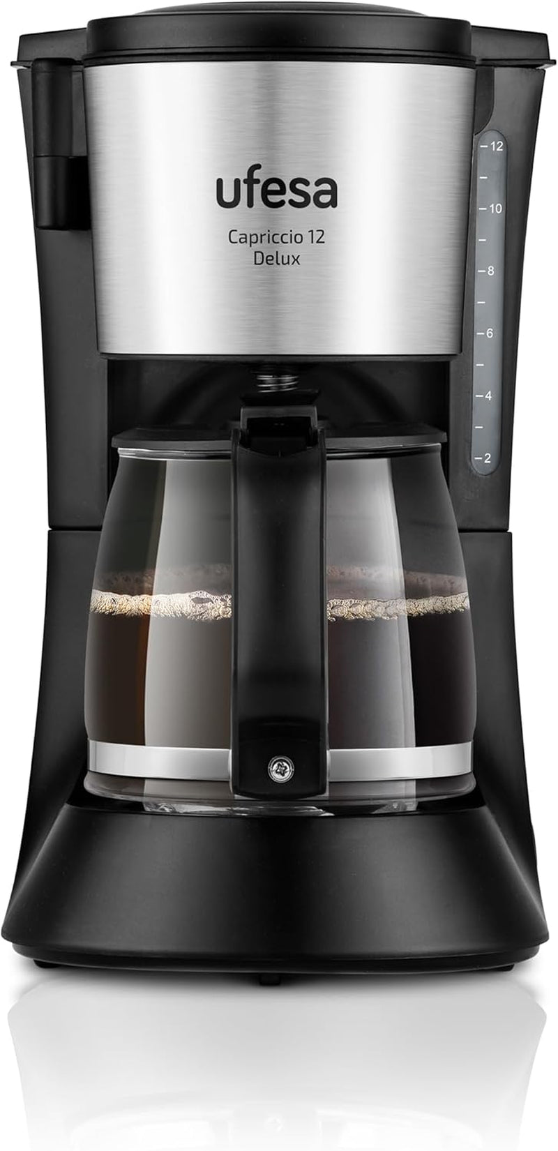 Ufesa CG7114 Capriccio filterkaffemaskine, 6 kopper, 600W, kande 0,6L, anti-dryp system, automatisk sluk, blå