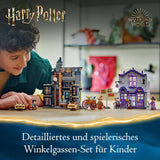 LEGO Harry Potter Ollivanders & Madam Malkins dragter, Lands Of Diagon Alley, Legesæt til børn, Troldmandslegetøj, Fantasy gaver til piger, drenge og fans fra 8 år 76439 Byggesæt Besuche den LEGO-Store
