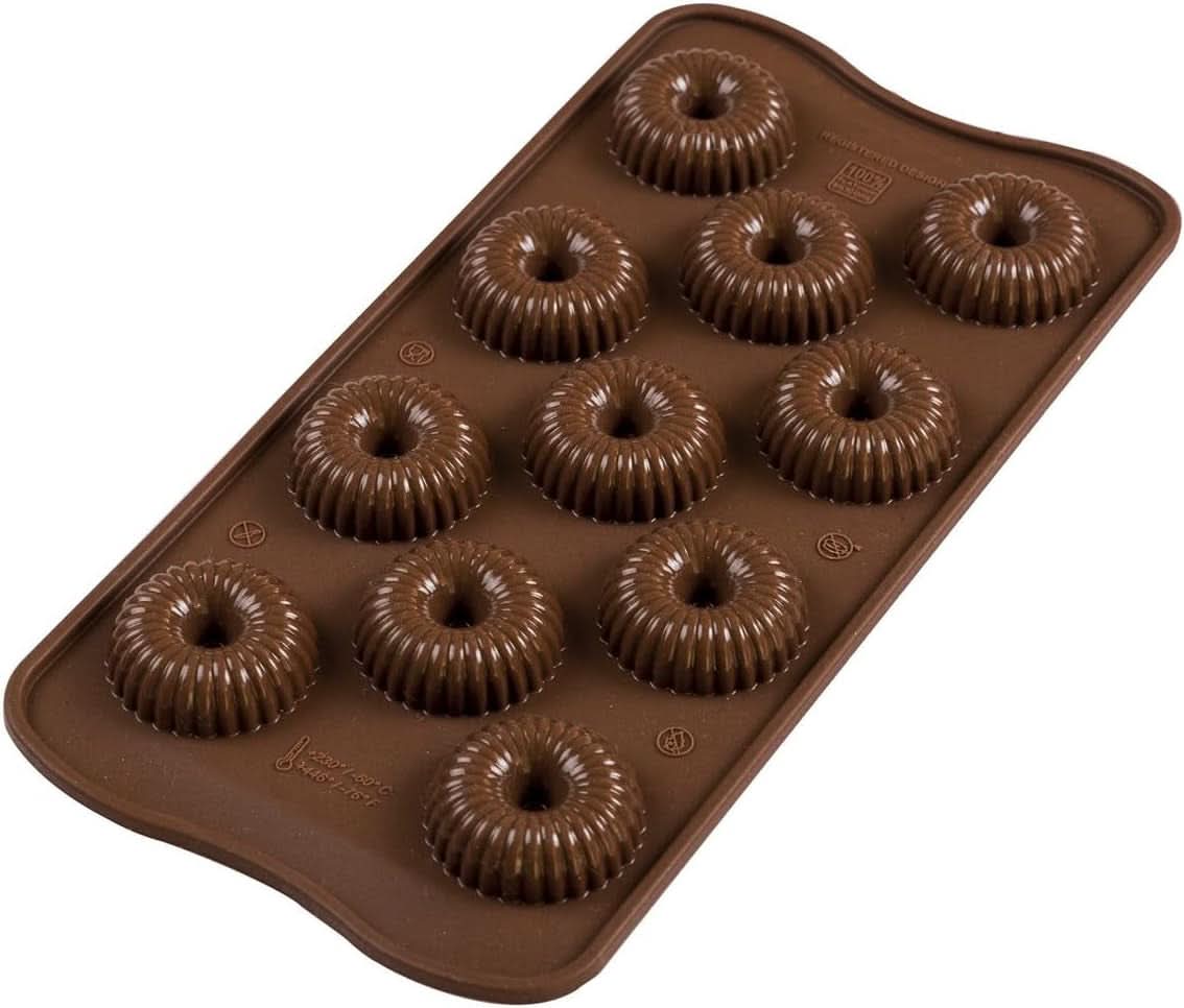 Silikomart 199384, 3D-form til Chocolate Flame Kitchen Naty Shop Spirals