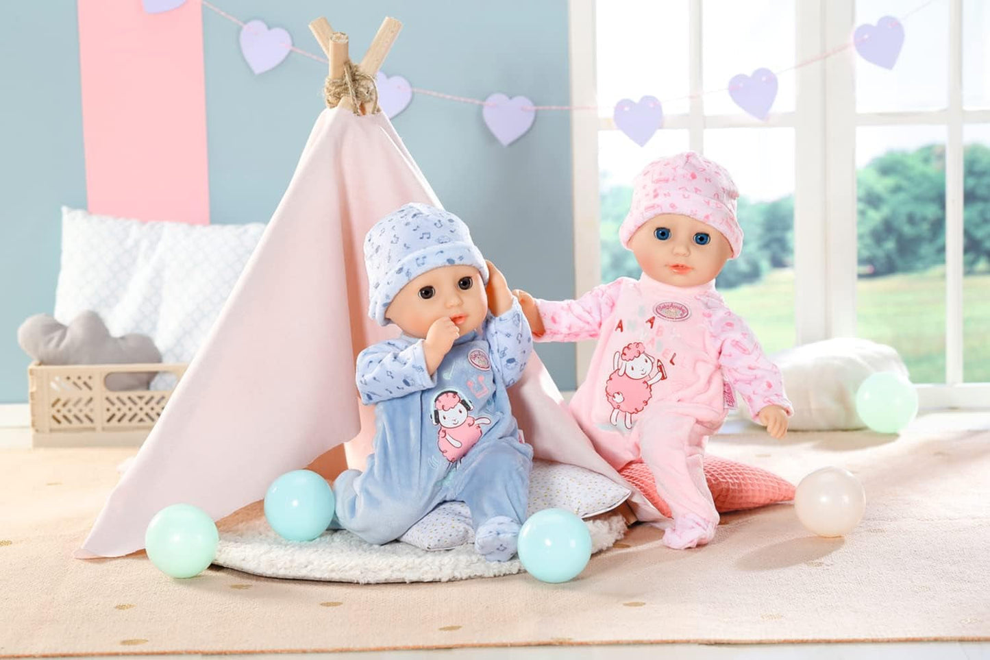 Annabell Lille Annabell blød dukke 36cm, med stofkrop og søvnige øjne, 36cm, 709870 Zapf Creation