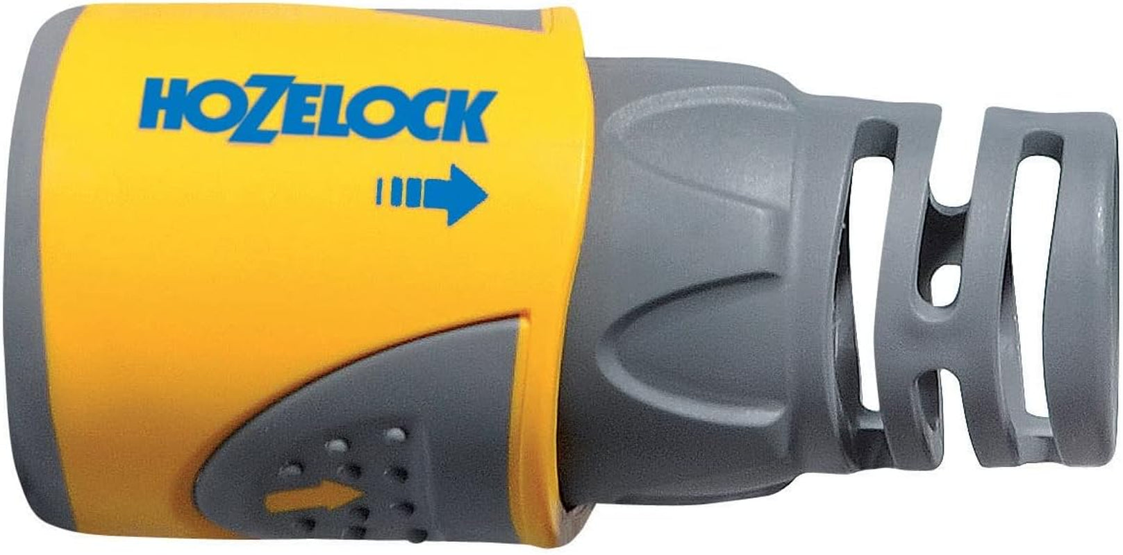 HOZELOCK - 2 slangekoblinger Plus Ø 12,5 mm - 15 mm (1/2"- 5/8") Soft Touch: Vandtæt, skridsikker, fleksibel og forlænget slangeforbindelse, der forhindrer vridning og dryp [2050P0025]