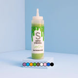 Super Drip Black Cake Glaze Cake Smelter Chokolade 300 gram Glazes and Decor Naty Shop Green