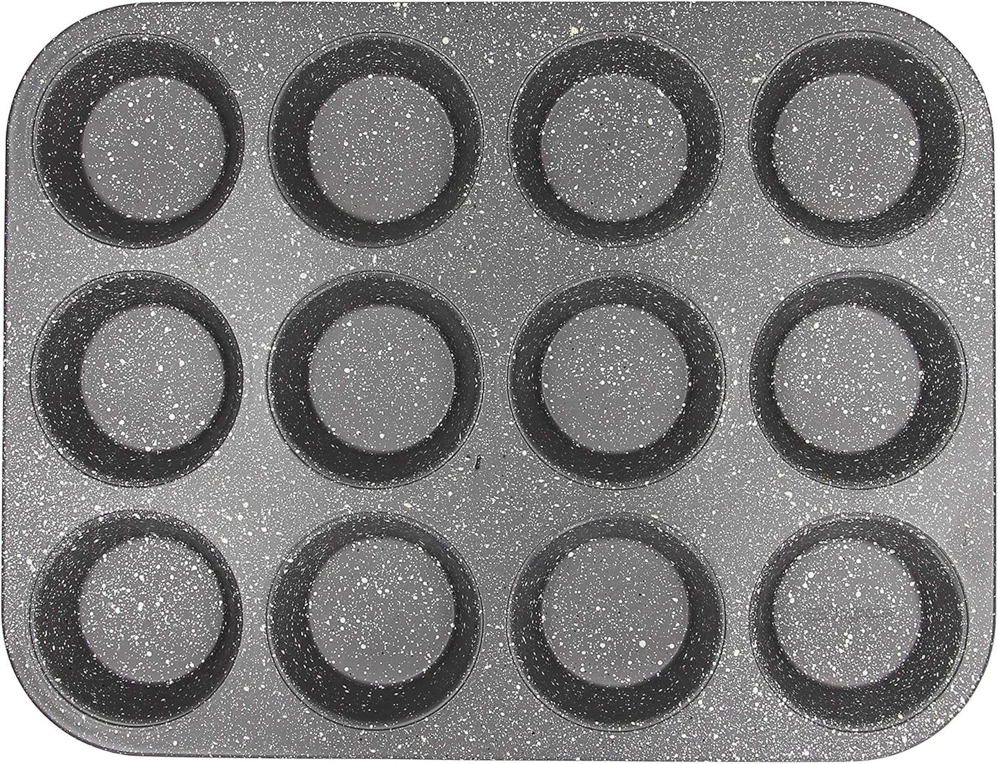 Pure Roq Muffinform Für 12 Muffins, Aluminium, Schwarz Forme og bageplader Naty Shop