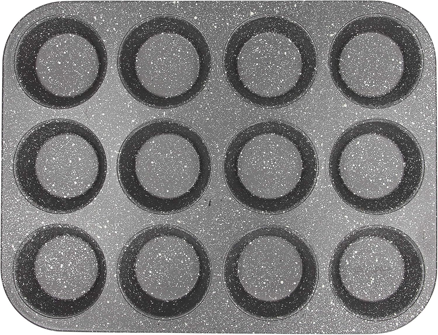 Pure Roq Muffinform Für 12 Muffins, Aluminium, Schwarz Forme og bageplader Naty Shop