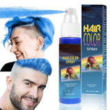 Hårsprayfarve - 30 ml Midlertidig grøn hårfarvespray, naturlig hårfarve Midlertidig hårfarvespray, vaskbar hårfarve til fest Cosplay Halloween (grøn) Hårfarve Naty Shop Blue