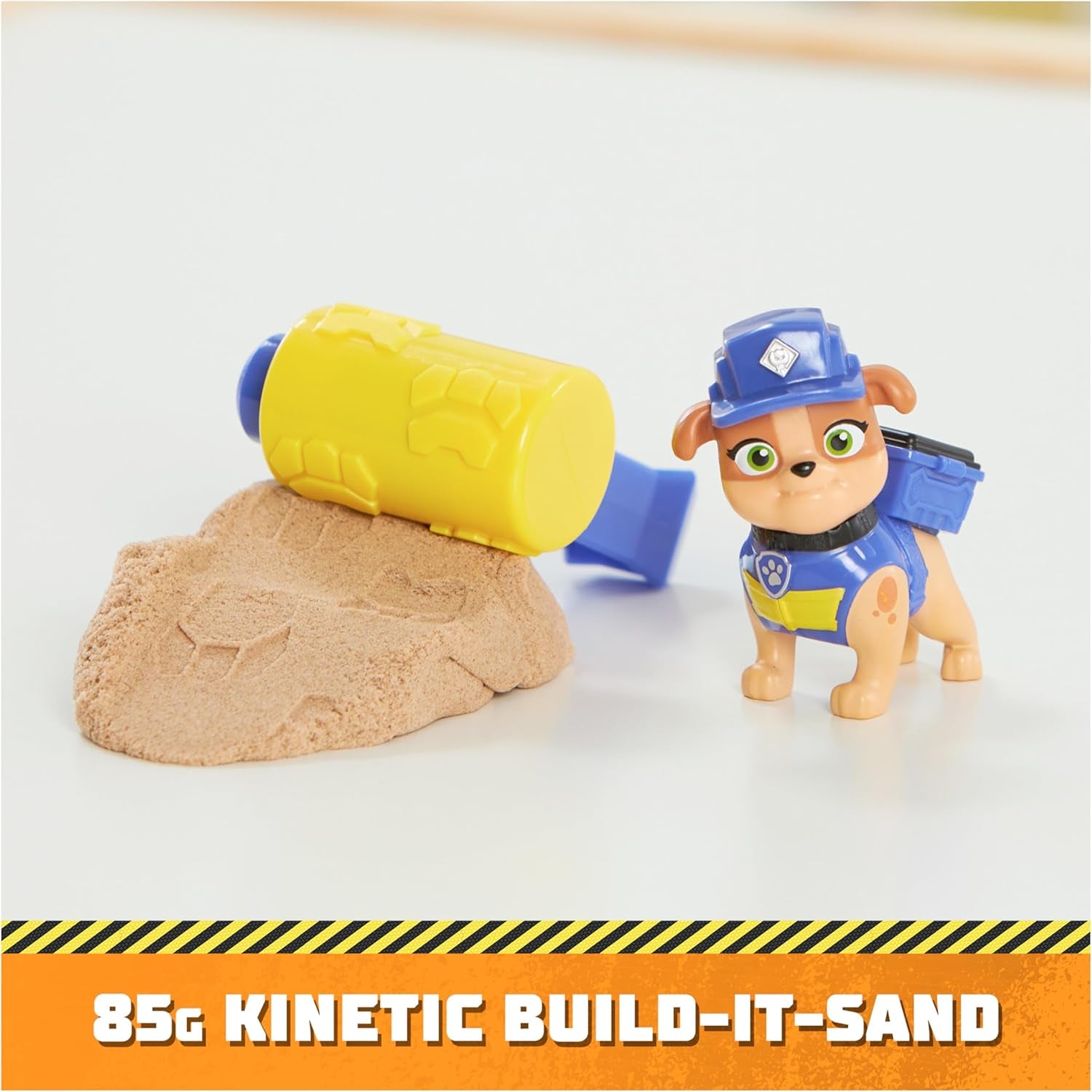 Rubble & Crew - Rubble & Mix figur actionfigurer sæt, 2 byggelegetøj og 85G kinetisk byggesand, legetøj egnet til børn fra 3 år og opefter action figurer Naty Shop