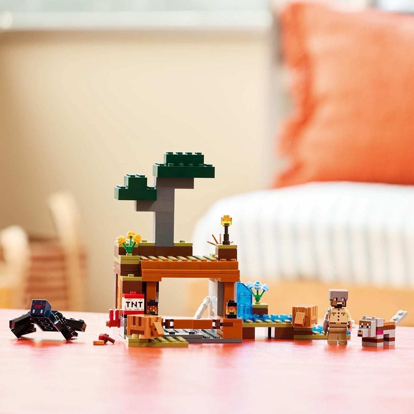 LEGO Minecraft Dungeon Mine Expedition Videospil Minifigur Sæt Karakterbygning Legetøj Gave til drenge og piger 8 år 21269 Byggesæt Besuche den LEGO-Store