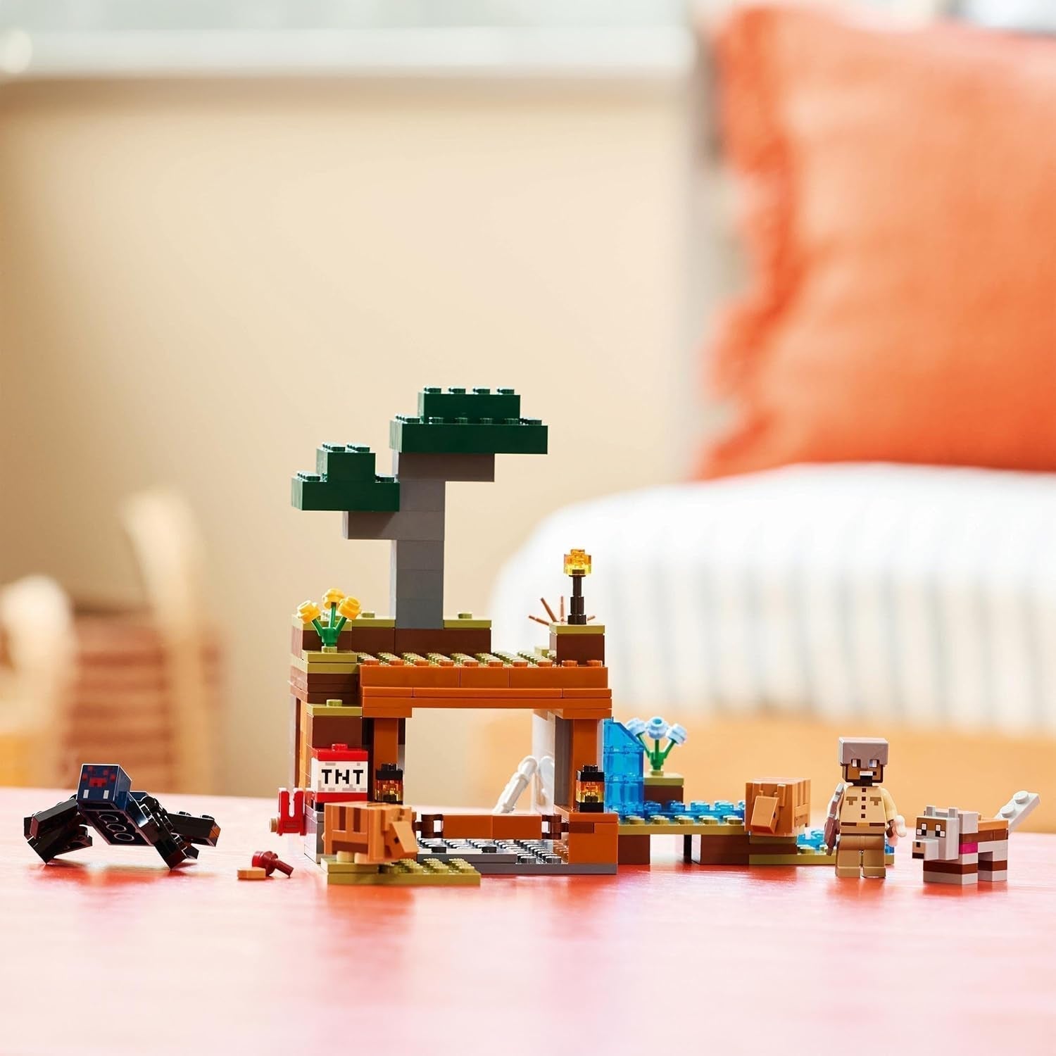 LEGO Minecraft Dungeon Mine Expedition Videospil Minifigur Sæt Karakterbygning Legetøj Gave til drenge og piger 8 år 21269 Byggesæt Besuche den LEGO-Store