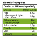 FRECHE FREUNDE Bio Quetschie Apple, Birne & Maracuja, Fruchtmus mit Obst im Quetschbeutel for Babies from 6. Month, vegan, 6er Pack (6 x 100g)