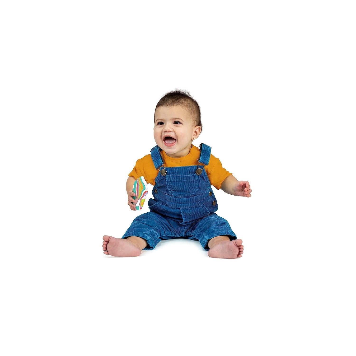Bright Starts Beroligende Blød Serve Silikone-bytring, iskegle Let at få fat i, BPA-fri, Unisex, 3 måneder+
