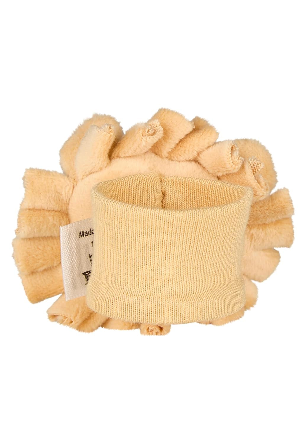 Sterntaler Lion Leo Rattle Arm - Blødt legetøj til babyer med rangle og elastik - Til babyer at gribe og lege med - Ideel gave, okker babylegetøj Naty Shop