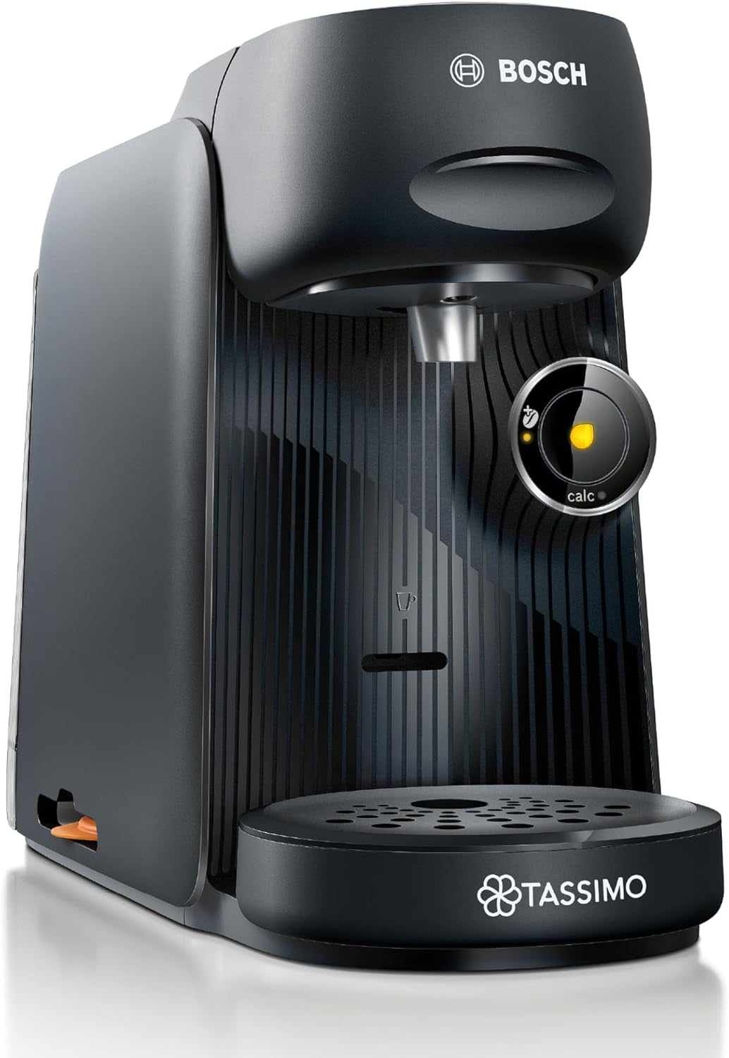 Bosch Tassimo finesse TAS162E kapsel espressomaskine, 70 drinks, mere intens kaffe med et tryk på en knap, automatisk sluk, bæredygtig, perfekt dosering, 1400 W, sort/sort