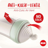 NUK Nature Sense manuel brystpumpe | Ammesæt med manuel brystpumpe, flasker og ammeindlæg Ultra Dry Comfort | 6 stk Babymad og ammetilbehør Naty Shop