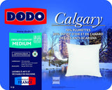 DODO 64476 Calgary Pude, Dun/Gåse & Andeskind, 65 X 65 cm, Hvid Naty Shop Standard Puder