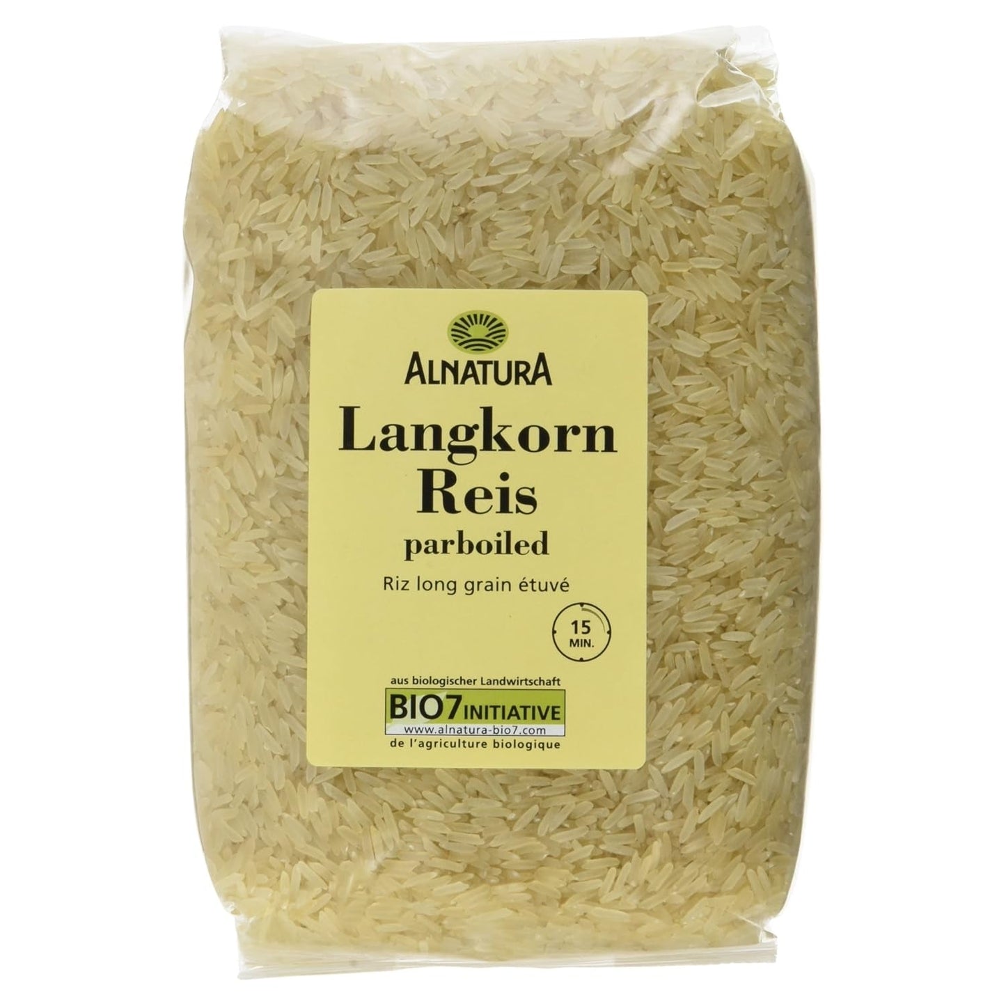 Økologisk Langkornreis Parboiled, 1 kg