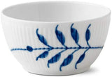 Blå-hvid porcelæn mega askebæger, 10 cl, håndmalet, 1017342