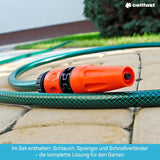 CELLFAST sprinklersæt, havesprinkler, plænesprinkler til blomster og planter, Quick Connect, økonomisk