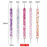Nail Art Pinsel Sæt, 20 stk Nageldesign Malerei Pinsel, Professionelle Nail Art Design Pinsel, Nail Fine Liner Pinsel, Pink