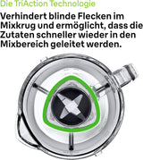 Braun Powerblend 1 JB1050WH - Standmixer Mit 1,5 L Glas-Mixaufsatz, Küchenhelfer Zum Zerkleinern, Pürieren & Mixen, Ice-Crush-Funktion, 2 Geschwindigkeiten, 600 Watt, Weiß Kitchen Naty Shop