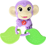 Simba 104010192 - ABC abe musikalsk rangle, 2 sanseelementer, med musikalsk funktion, 17cm, legetøj til børn, fra 6 måneder Baby Toys Naty Shop