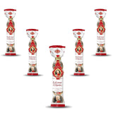 Reber Mozart kugler - 5 poser af 5 slik i juleudgaven - Autentiske Reber Mozart kugler, lavet af mørk chokolade, marcipan og nougat