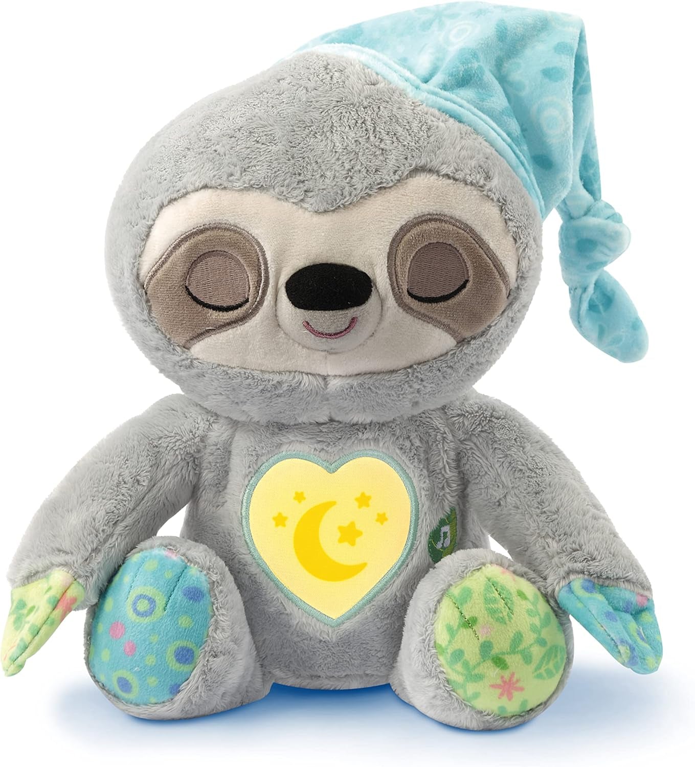 VTech Baby Schnarchi, det søvnige dovendyr - Sødt plyslegetøj, der hjælper dig med at falde i søvn - Med naturlige og hverdagslyde, musik og natlys - Til babyer fra fødslen Bebe Toys Naty Shop