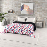 Fantasy printet sommerdyne, polyesterfyld, kronblade, 260X270Cm Dyner og dyner Naty Shop Kronblade 260X270Cm
