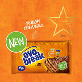 Ovomaltine OVO BREAK Wafer and Chocolate Bar - en sprød snack med den umiskendelige smag af vores populære Creme Crocante, naturligt uden palmeolie (4 x 39 g)