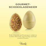 Venchi - Chokoladeæg, pistaciesmag, med hel pistacie, med overraskelse, glutenfri, 500g, påskekollektion, gaveidé