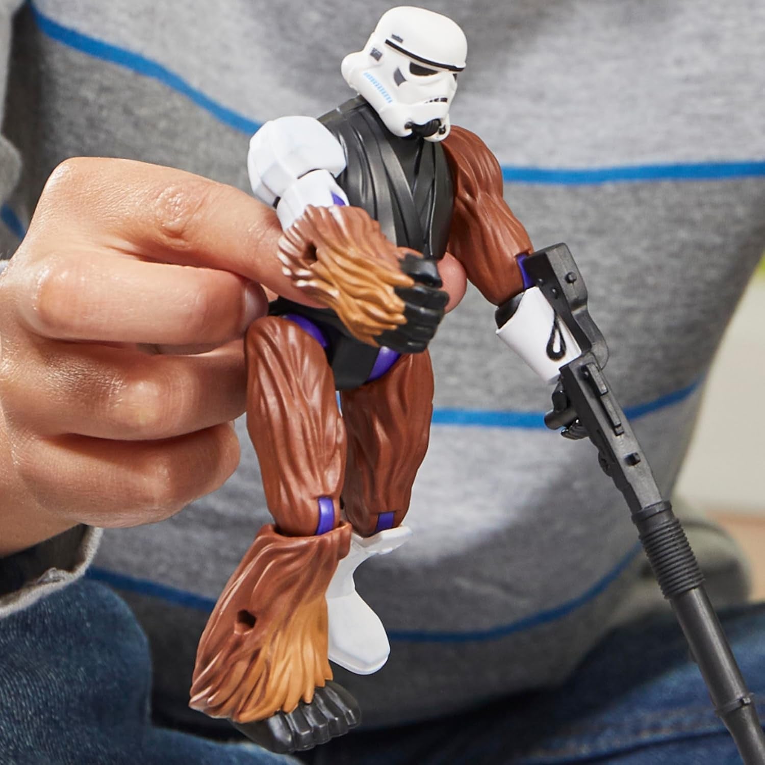 Star Wars Mixmashers Stormtrooper, der kan tilpasses Mix-And-Match Actionfigur og tilbehør Actionfigurer Naty Shop