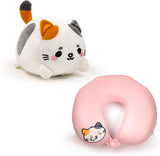 Puckator Swapseazzz Plys rejsepude 2 i 1 Lola La Gatta Hvid standard rejsepuder Naty Shop Standard titel