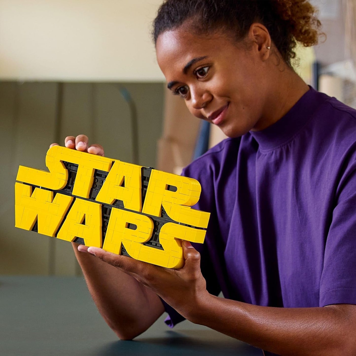 LEGO Star Wars 75407 Star Wars Logoklodser - Byggesæt til voksne at samle på - Popkulturmodel - skrivebordsudstillingsstykke - Gaveidé til voksne og teenagefans Byggesæt Besuche den LEGO-Store