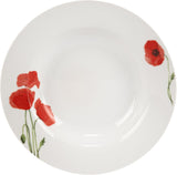 Spisesæt til 6 - 18 stykker - Porcelænsstel - Hvidt Spisesæt - Skåle- og tallerkensæt - Moderne service - Tallerkener - Bordservice - Porcelænssæt til 6