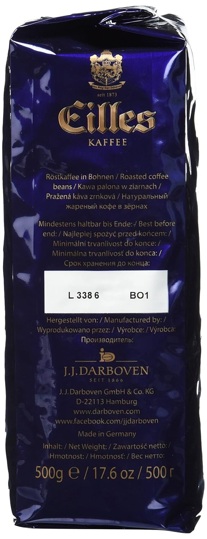 Eilles malet kaffe 12-pak (12 x 500 g)