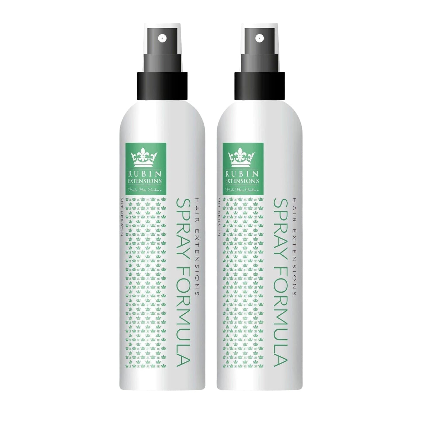 2-faset spray til pleje af human hair extensions | højkoncentreret keratin, kollagen og B5 | beskyttelse og glans til menneskehår tape extensions | ideel til menneskehår extensions og menneskehår fletninger | 2-pak hårfritningsprodukter Naty Shop 200 Ml (pakke med 2)