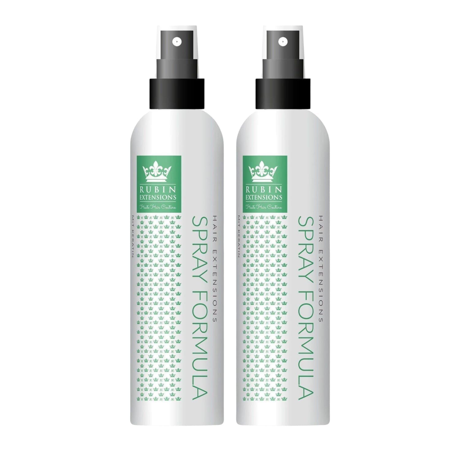 2-faset spray til pleje af human hair extensions | højkoncentreret keratin, kollagen og B5 | beskyttelse og glans til menneskehår tape extensions | ideel til menneskehår extensions og menneskehår fletninger | 2-pak hårfritningsprodukter Naty Shop 200 Ml (pakke med 2)