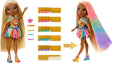 Rainbow High Hair Chalk & Styling Doll - Meline - 28 cm regnbue- og guldvaskbar hårkridtdukke, farvning, styling, leg, skyl og gentag, til børn i alderen 4-12 år